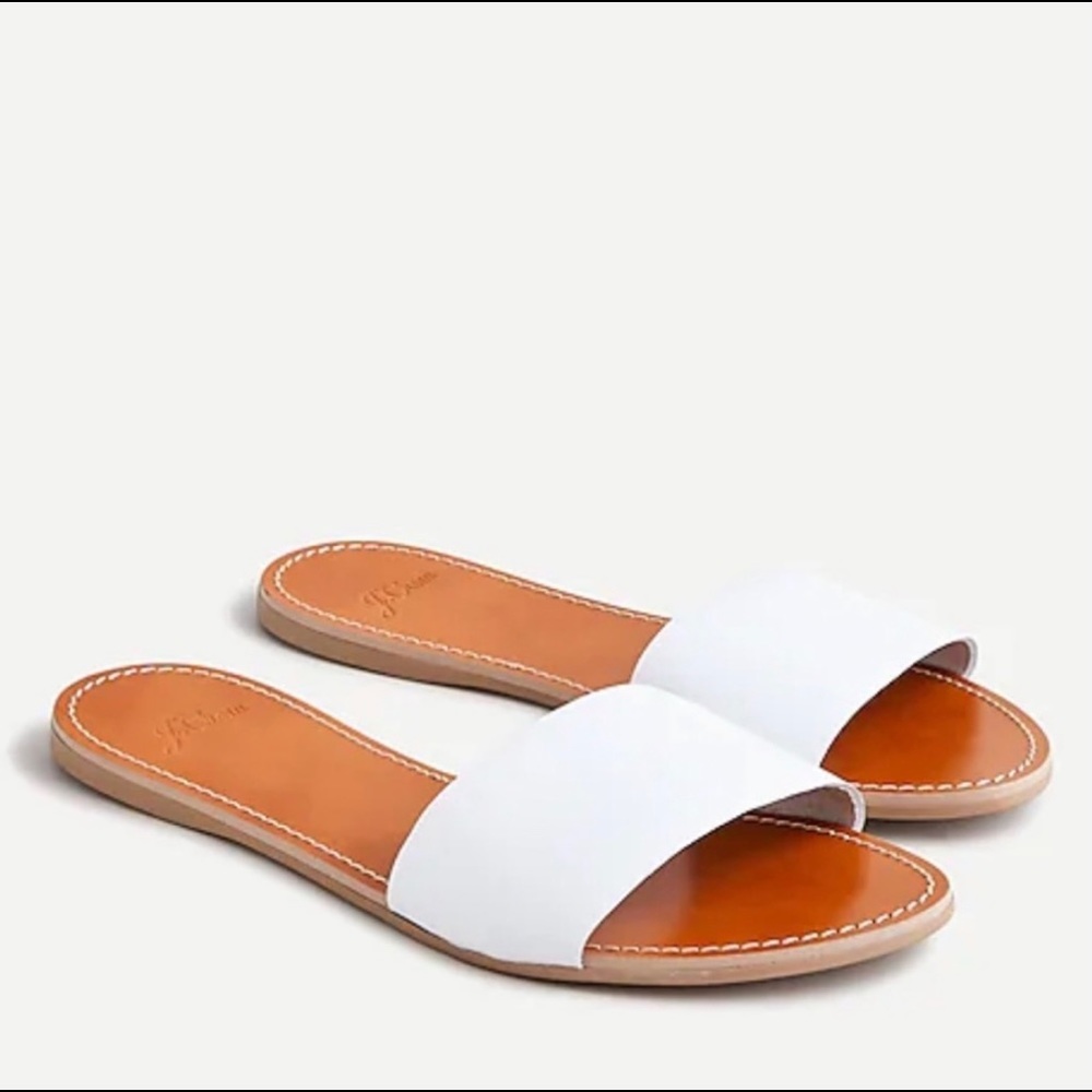JCrew Capri slide sandals